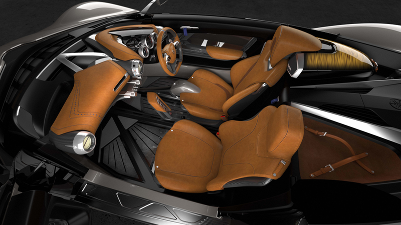 Illustration for article titled Yamaha Sports Ride Concept: A Baby Supercar With Tech From The Man Behind The McLaren F1